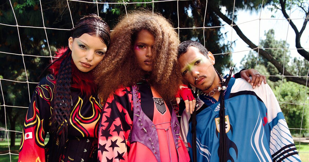 Futbol fashion at its extreme, in the best possible way