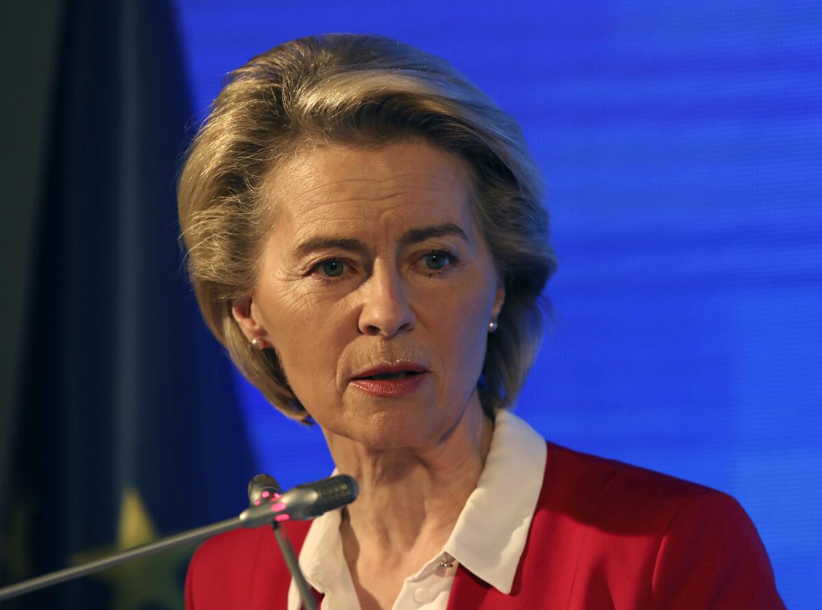 European Commission President Ursula von der Leyen 