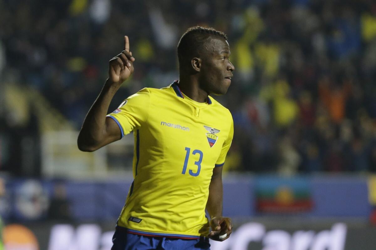 Enner Valencia, de Ecuador.