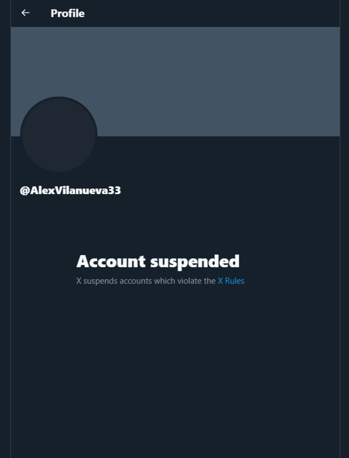 A screenshot reads "Account suspended."