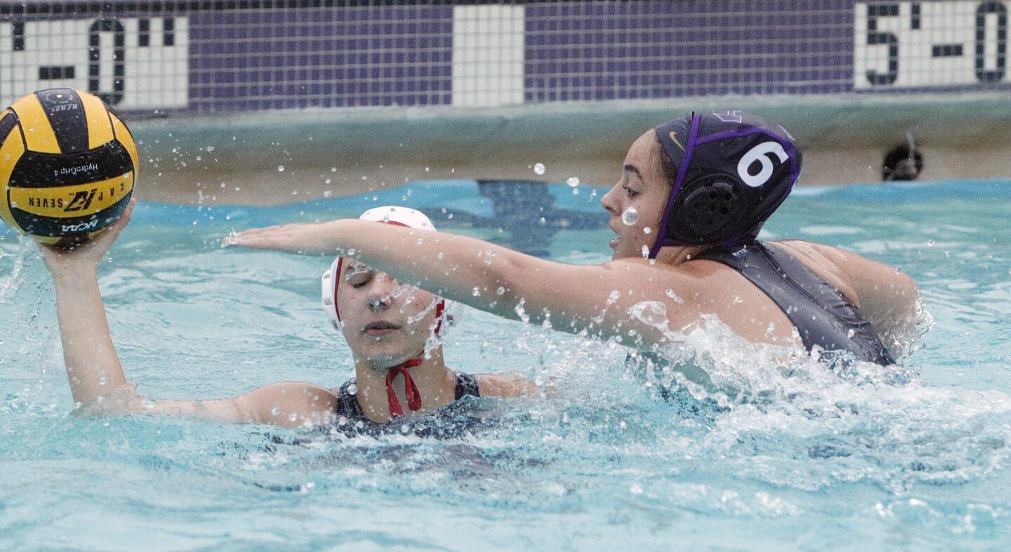 Photo Gallery: Hoover vs. Flintridge Sacred Heart Academy in non-league girls' water polo