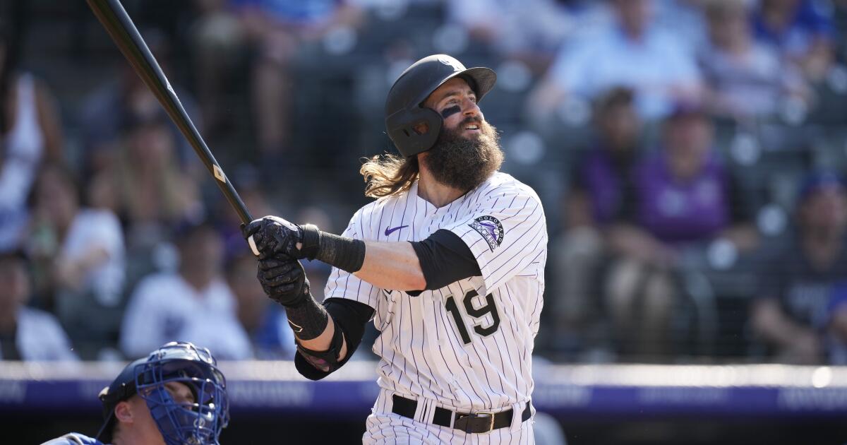 Charlie Blackmon's homer gives Rockies a walkoff win over the Dodgers - Los  Angeles Times