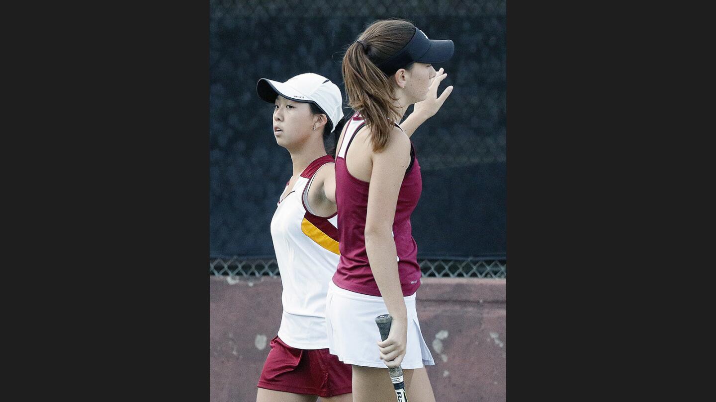 Photo Gallery: La Canada vs. Temple City in Rio Hondo League girls' tennis