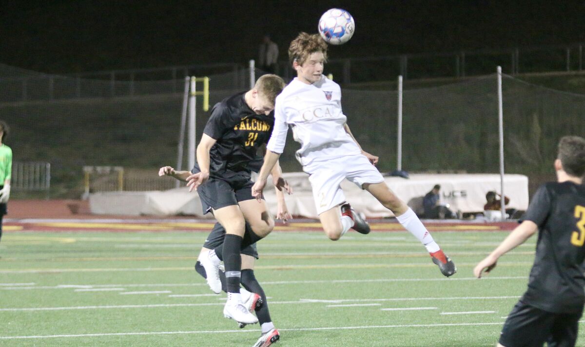 CCA sophomore Jackson Gibbons.