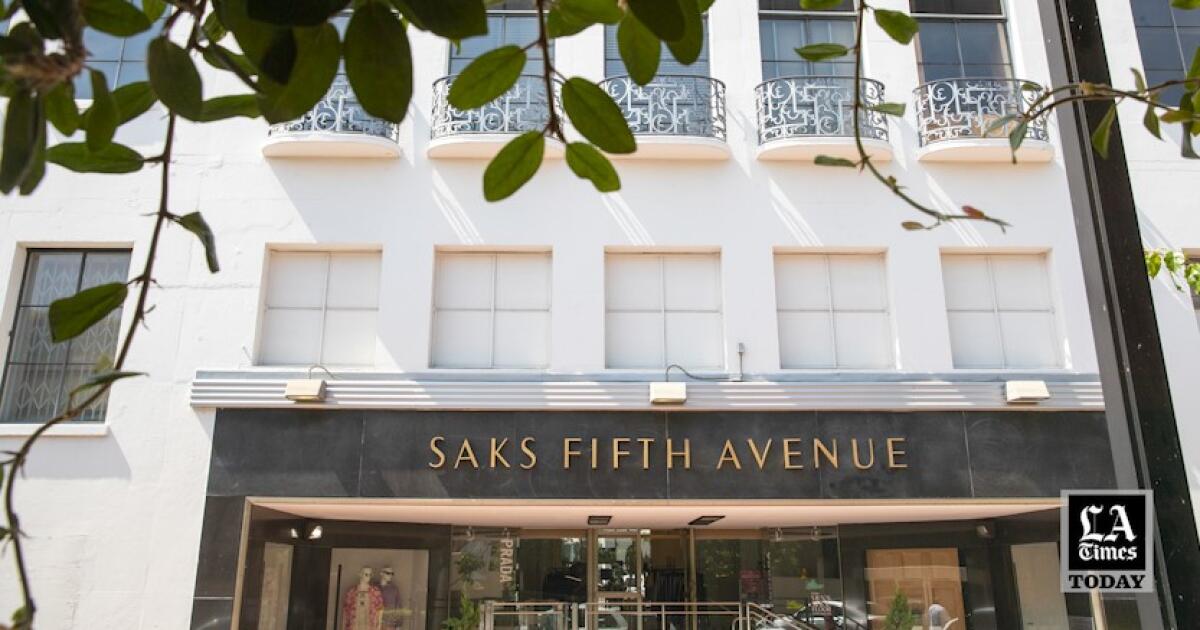 Beverly Hills Saks Fifth Avenue To Be Sold At Foreclosure