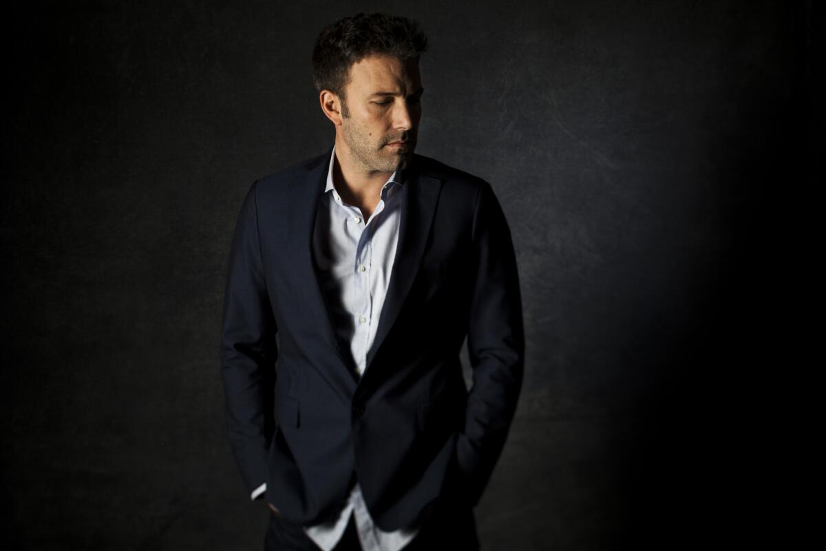 Ben Affleck, photographed at The Times in 2012.
