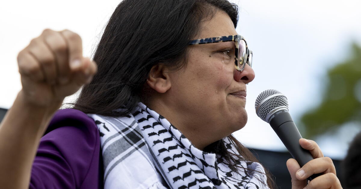 Mam Rashida Opinion: Censuring Palestinian American Rep. Rashida Tlaib is a cynical ...