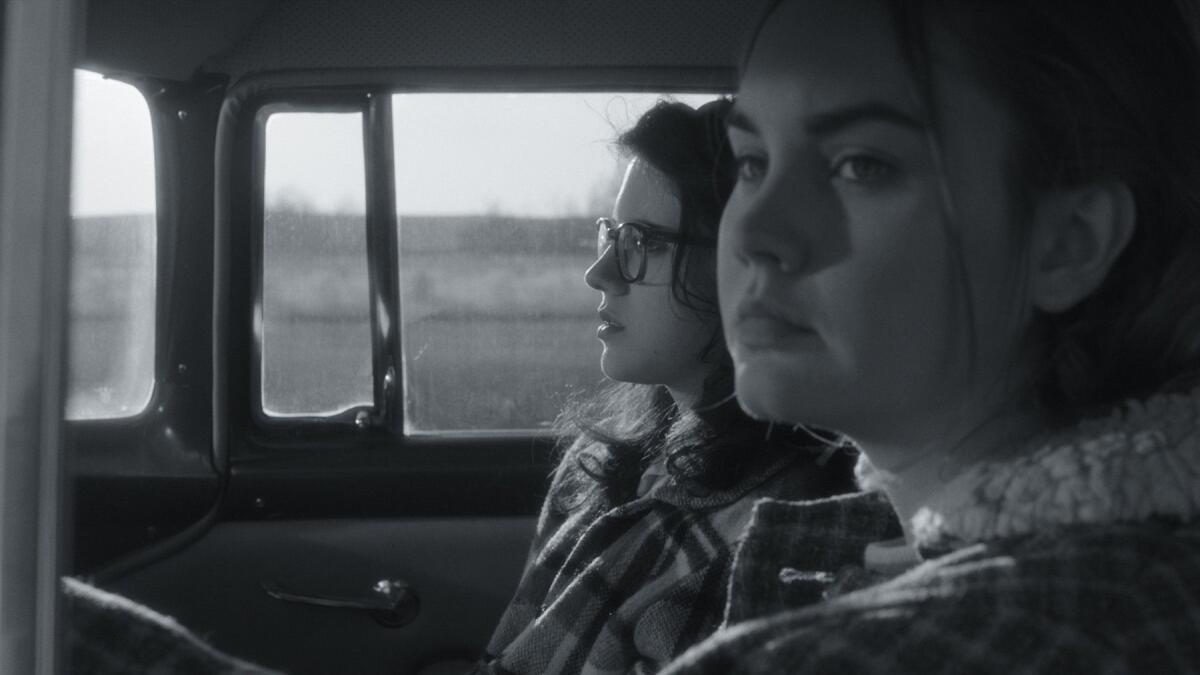 Kara Hayward, back, and Liana Liberato in "To the Stars" by Martha Stephens, an official selection of the U.S. dramatic section at the 2019 Sundance Film Festival.