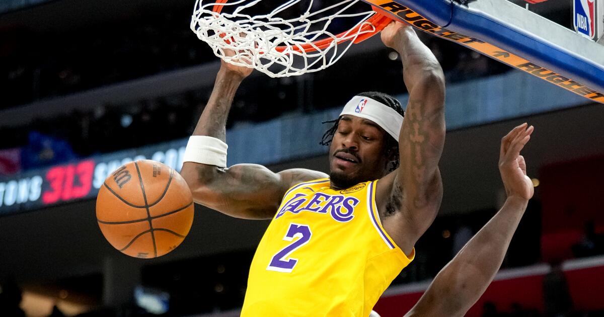 Lakers fade in final seconds against Pistons as nine-game win streak ends