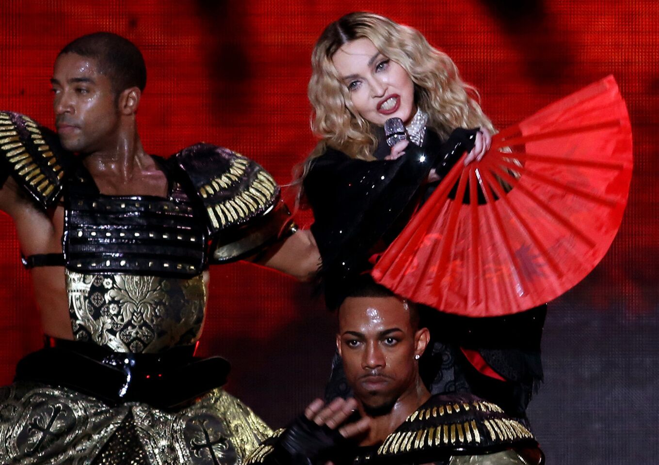 Madonna performs at the Forum in Inglewood on Oct. 27, 2015. Read the review.