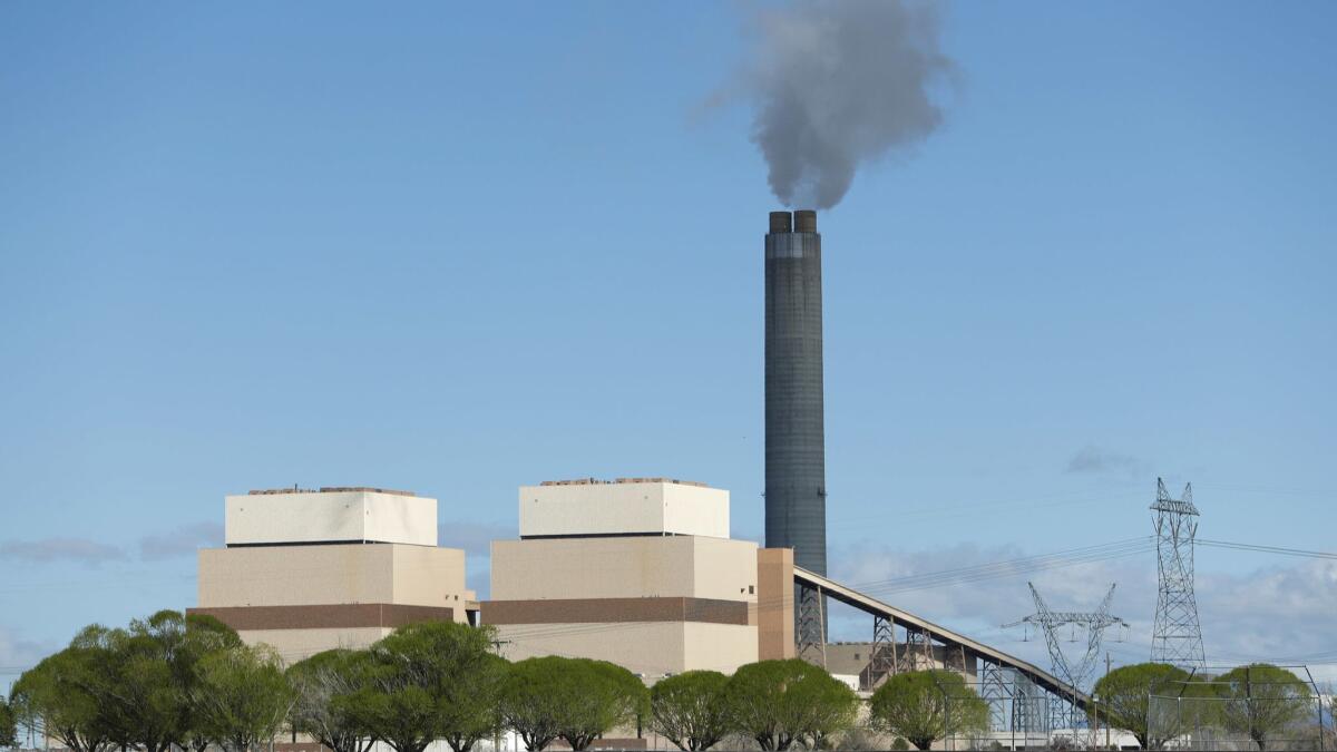 The coal-fired Intermountain Power Plant outside Delta, Utah, in 2016.