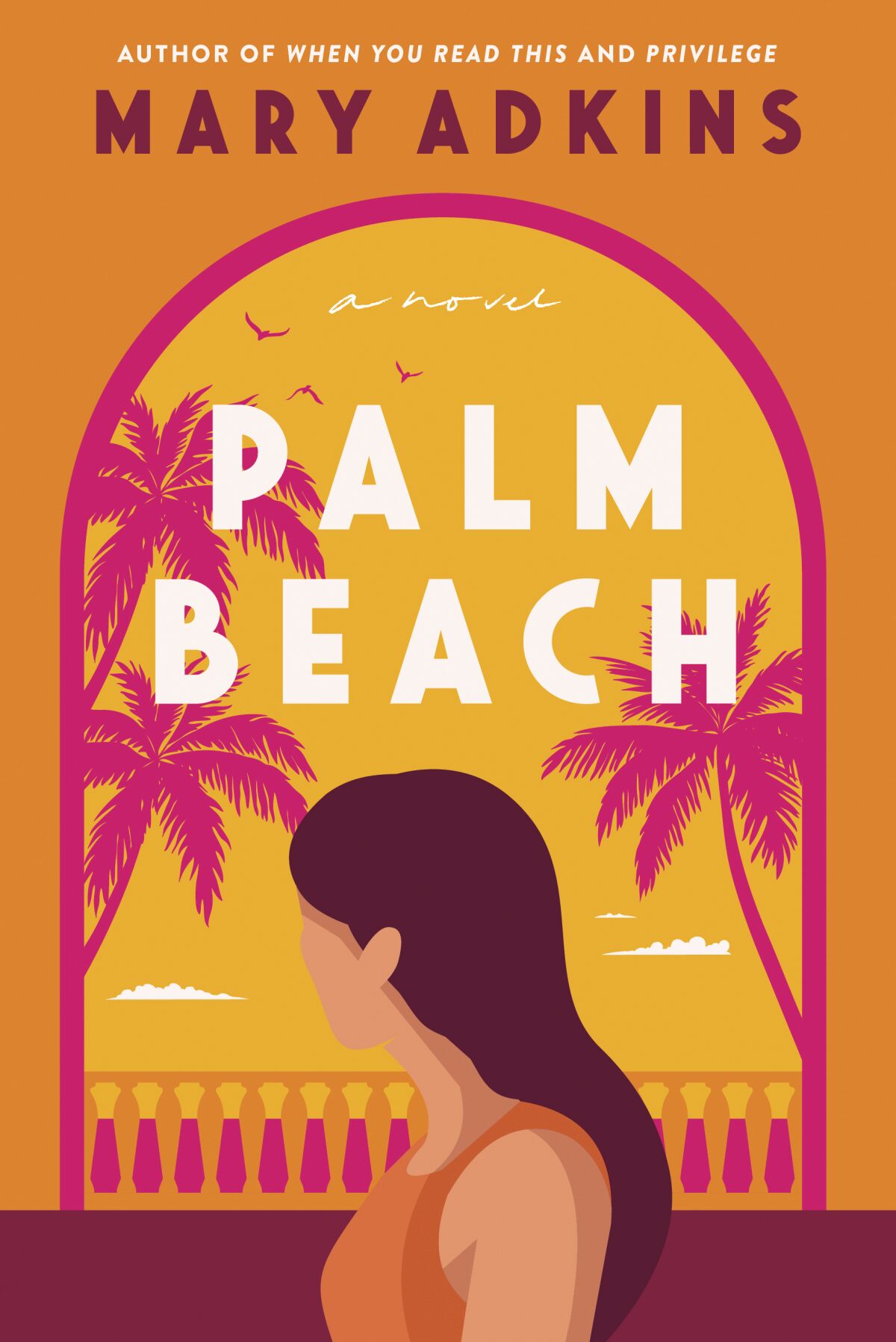 This cover image released by Harper shows "Palm Beach" by Mary Adkins. (Harper via AP)