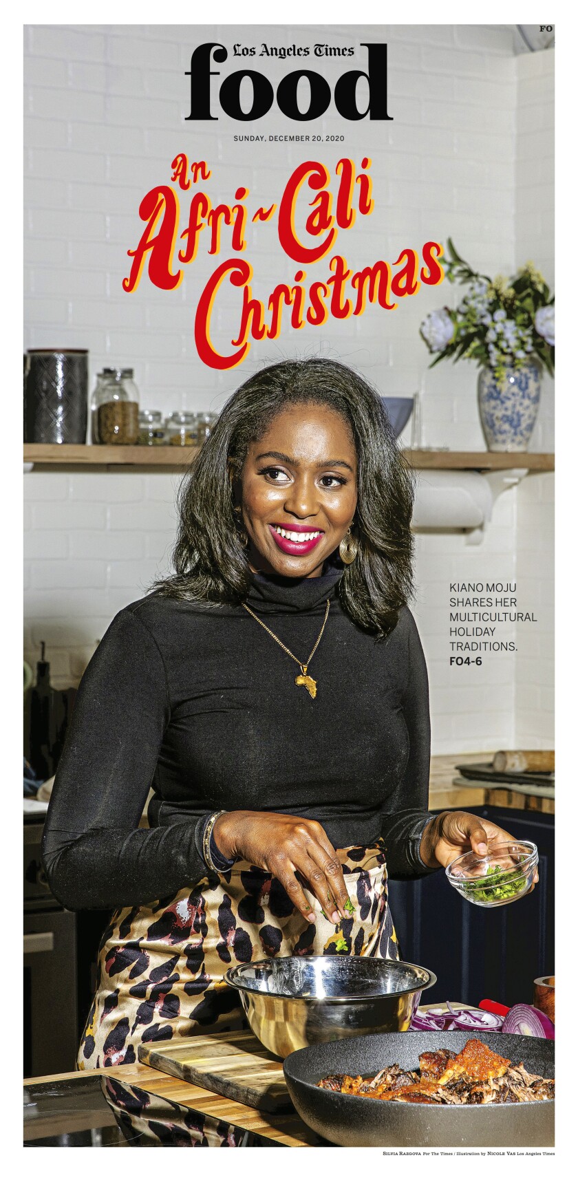 Los Angeles Times Food section cover, Sunday, Dec. 20, 2020