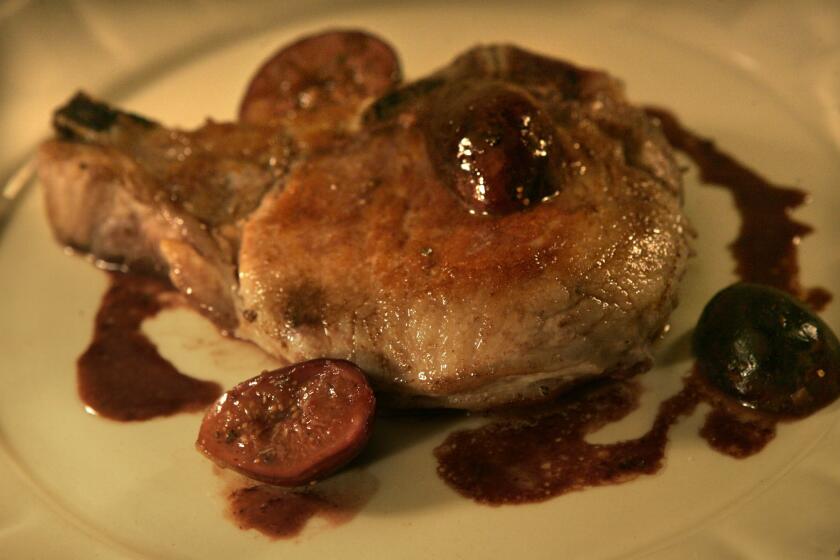 Recipe: Pork chops with roasted figs