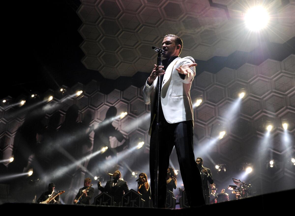 Justin Timberlake wows fans at Staples Center on Nov. 26, 2013.