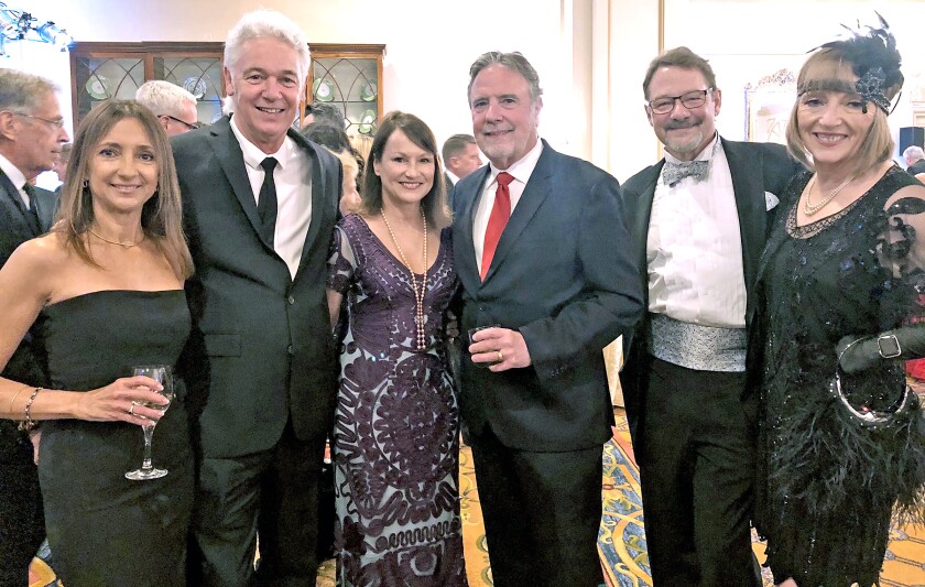Diane and Mark Hough, from left, Joan and John McCarthy, and Lee and Jill Harry attend the Hillsides gala.