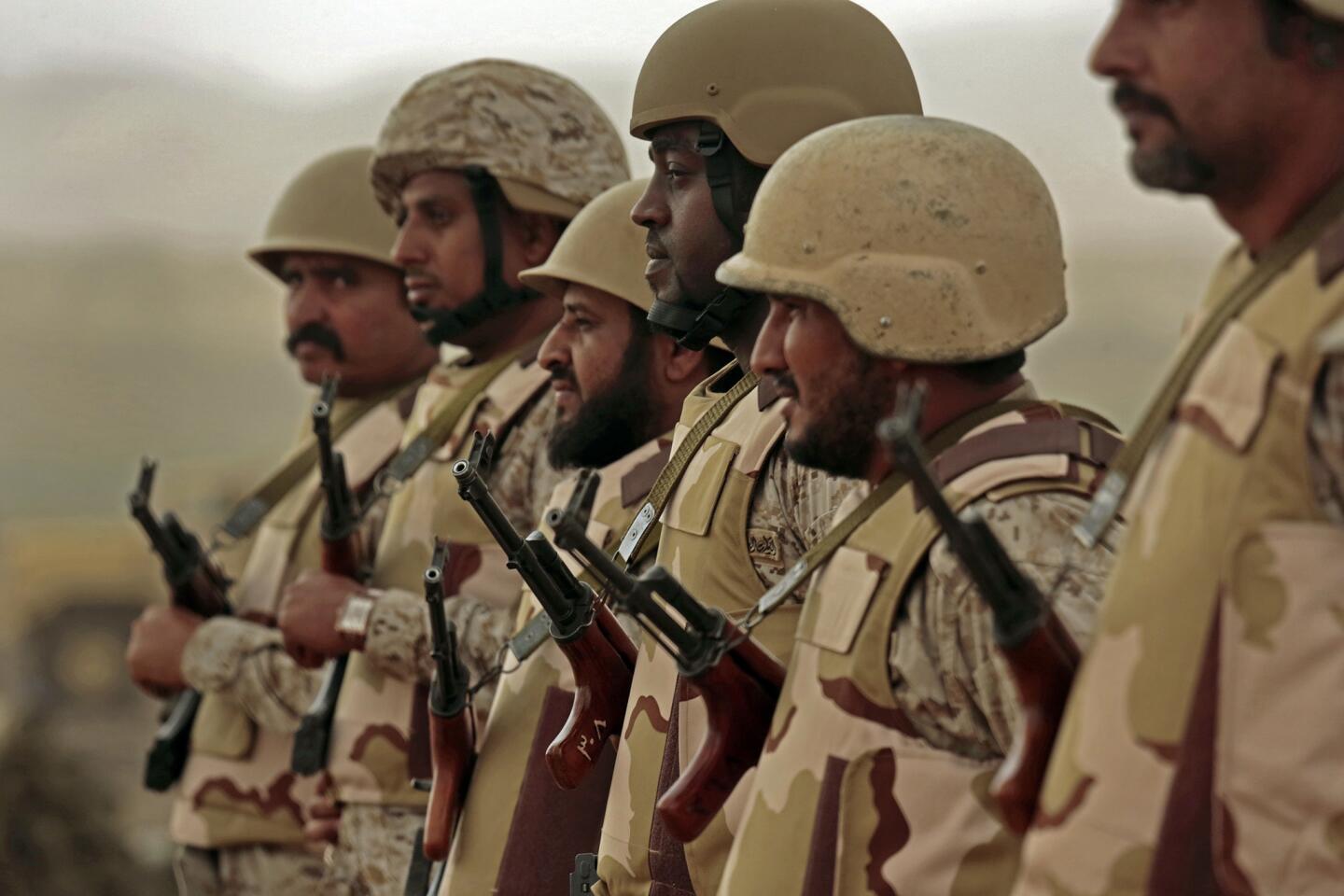 Saudi presence along border with Yemen