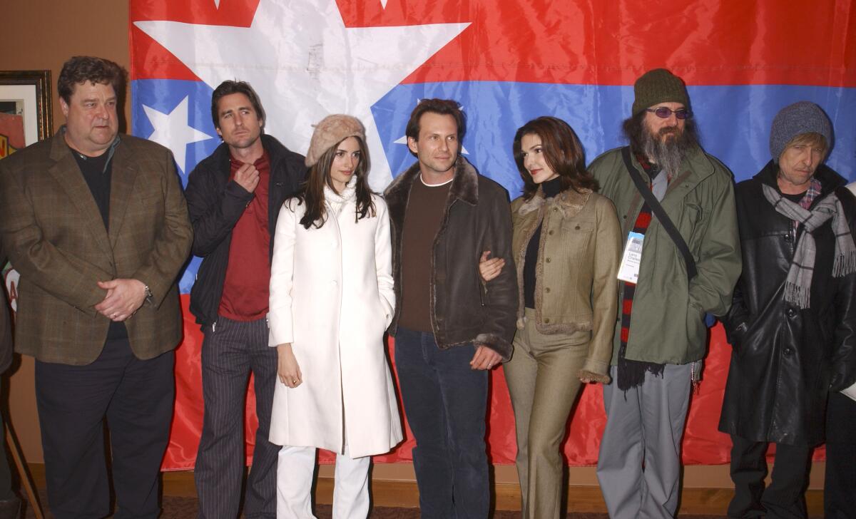 The premiere of "Masked and Anonymous" at the 2003 Sundance Film Festival.