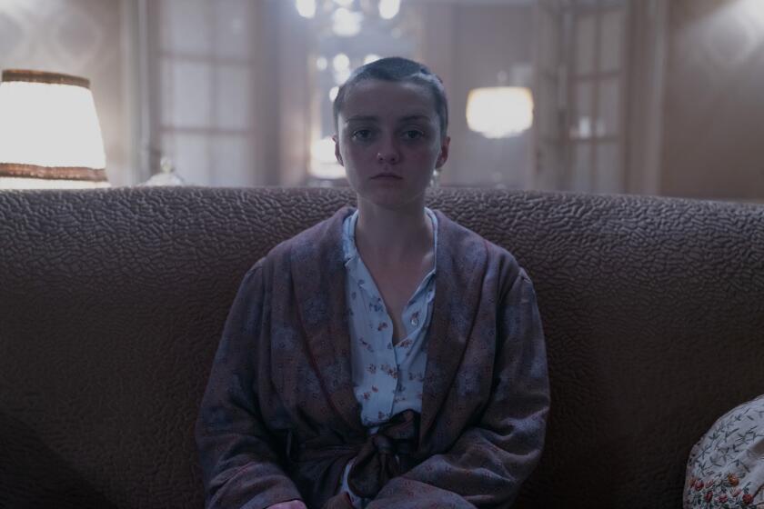 Maisie Williams as Catherine Dior in "The New Look."