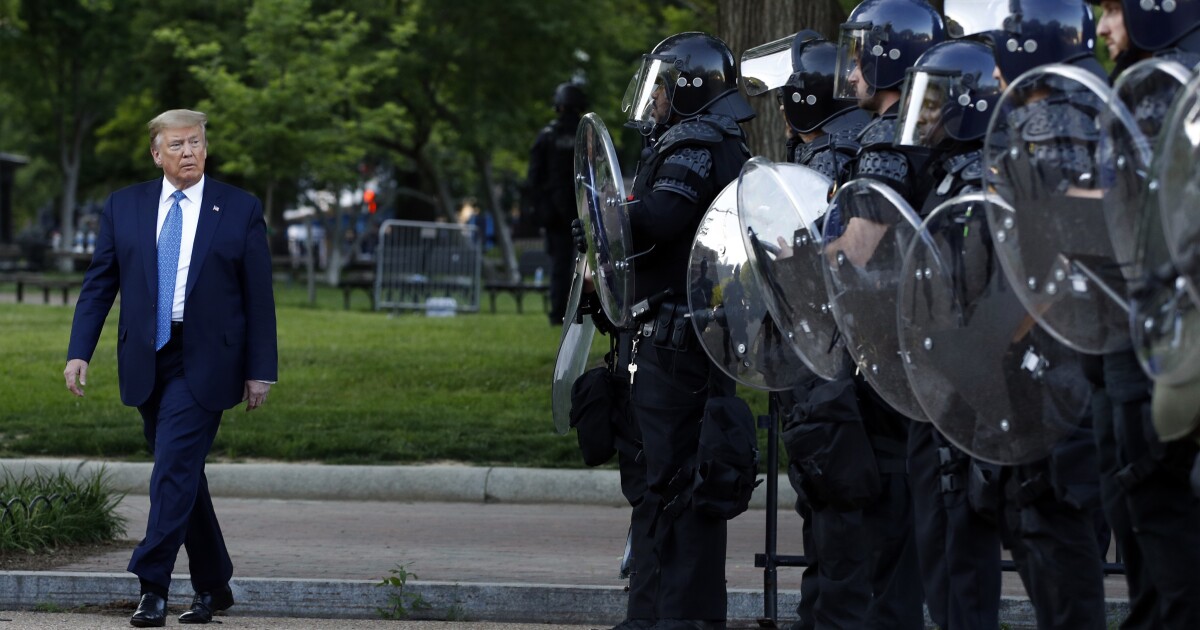 Antifa Is An Obvious Excuse To Teargas Trump S Enemies Los Angeles Times