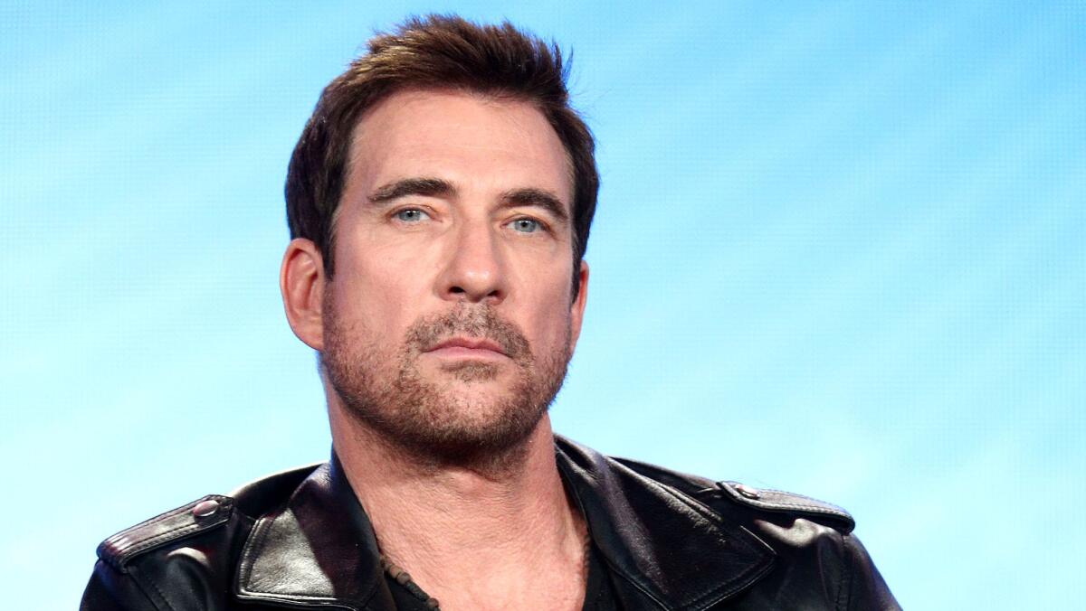 Dylan McDermott is seen during the 2018 Winter Television Critics Assn. Press Tour in Pasadena.