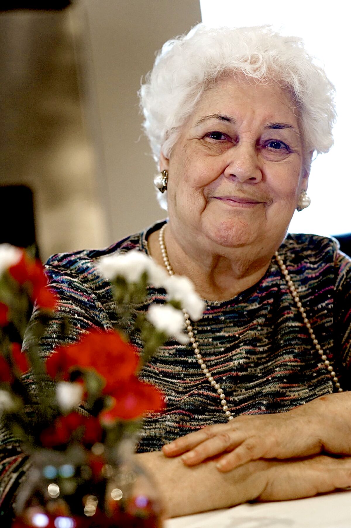 Delfina Valdez Lozano on her 80th birthday in Houston on Jan. 12, 2012.