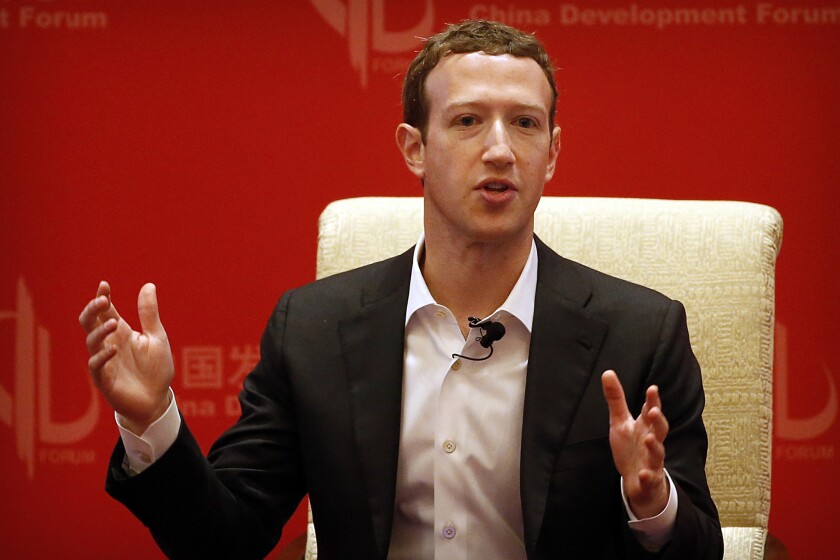 Facebook CEO Mark Zuckerberg is meeting with conservative leaders Wednesday in light of a report that Facebook downplays conservative news subjects in its "trending topics" feature.