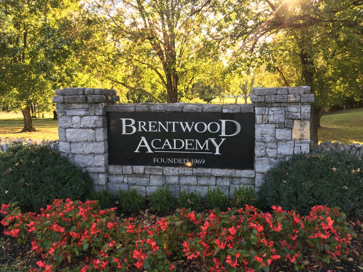 Brentwood Academy in Brentwood, Tenn. on Oct. 22, 2019.