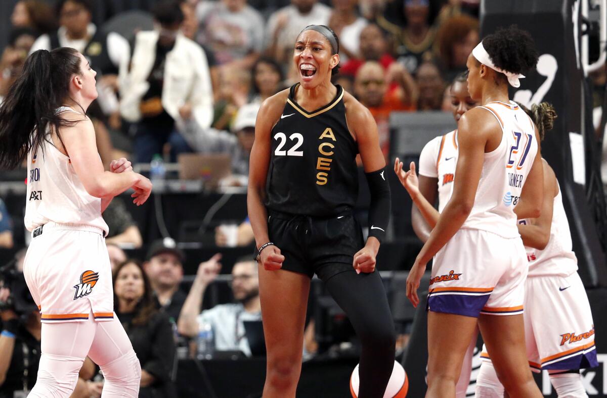 Experienced Las Vegas Aces open WNBA title defense against Chicago Sky -  The San Diego Union-Tribune
