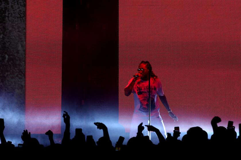 Future at his sold-out show Friday night at the Palladium in Hollywood.