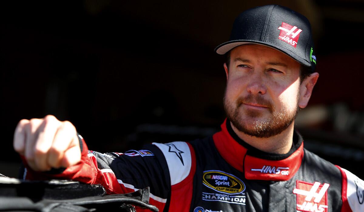 Kurt Busch won the pole position Friday for the NASCAR Sprint Cup Series race at Auto Club Speedway in Fontana.