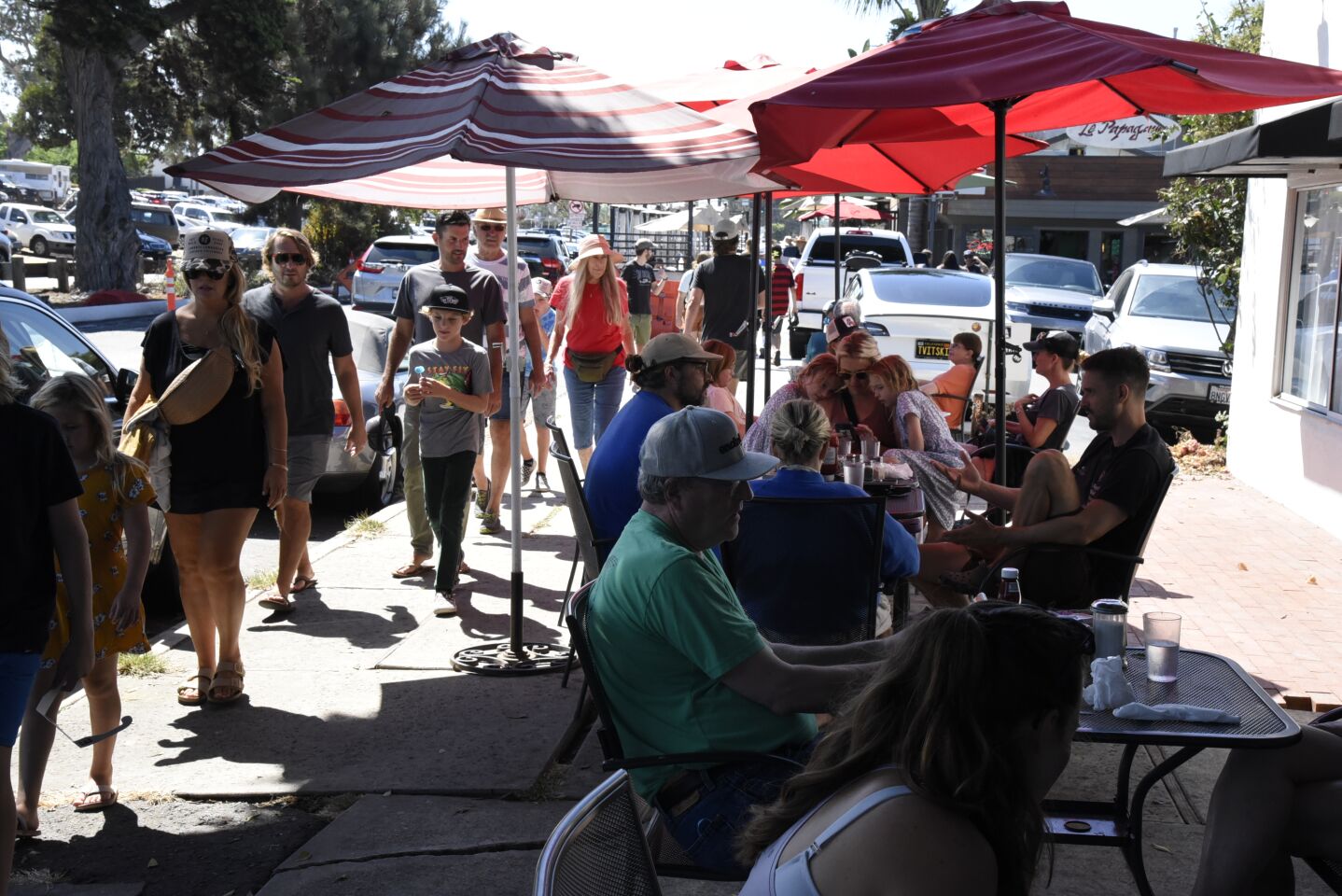 The streets were full for this Leucadia 101 event