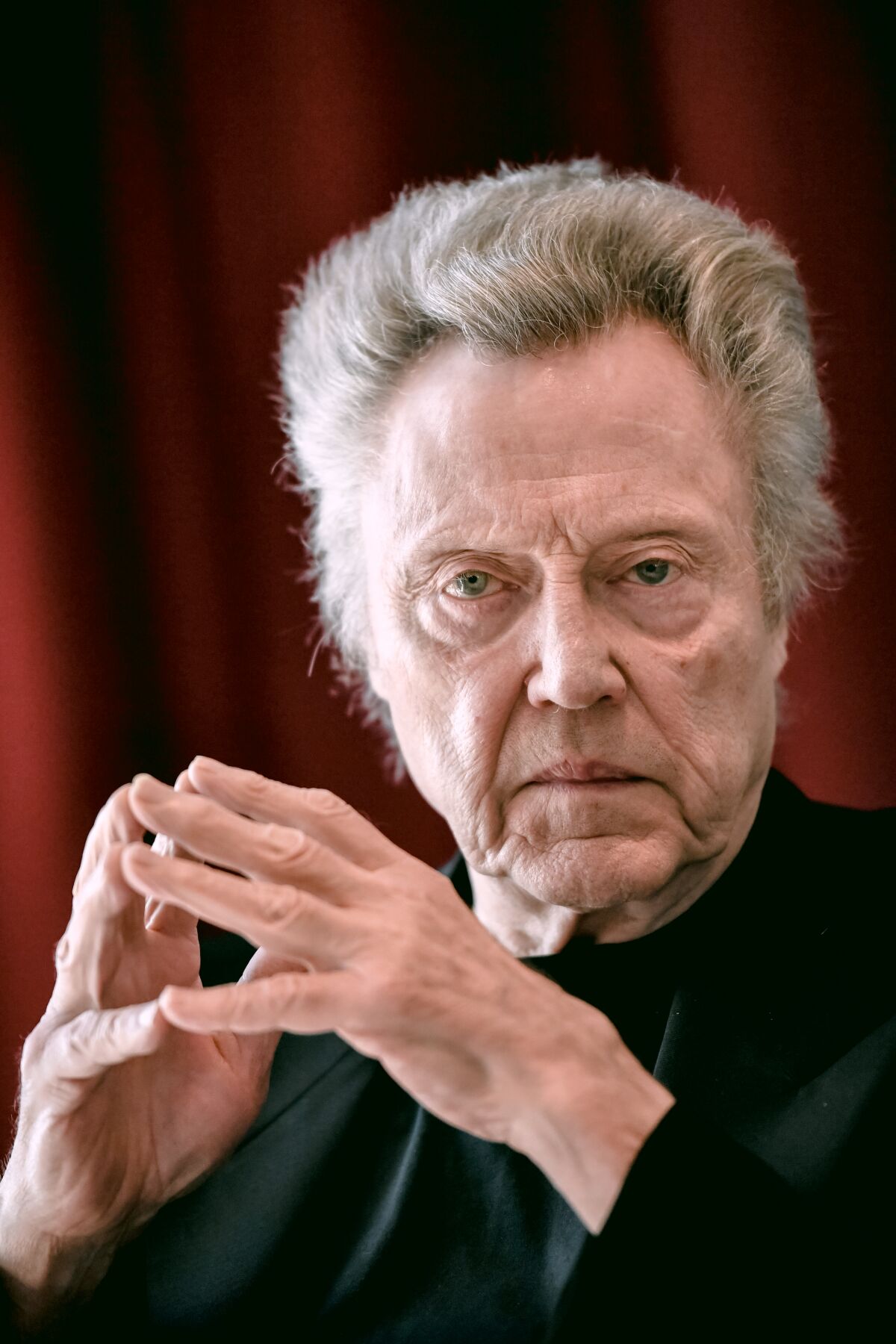 Christopher Walken, seen in 2019, plays Frank in "The Outlaws."