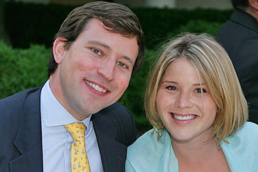 This May 2006 file photo released by The White House shows Jenna Bush with Henry Hager.