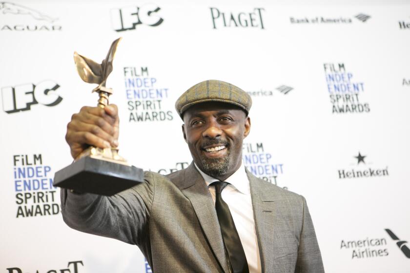 On Saturday, Idris Elba took home an Independent Spirit Award for supporting male actor.