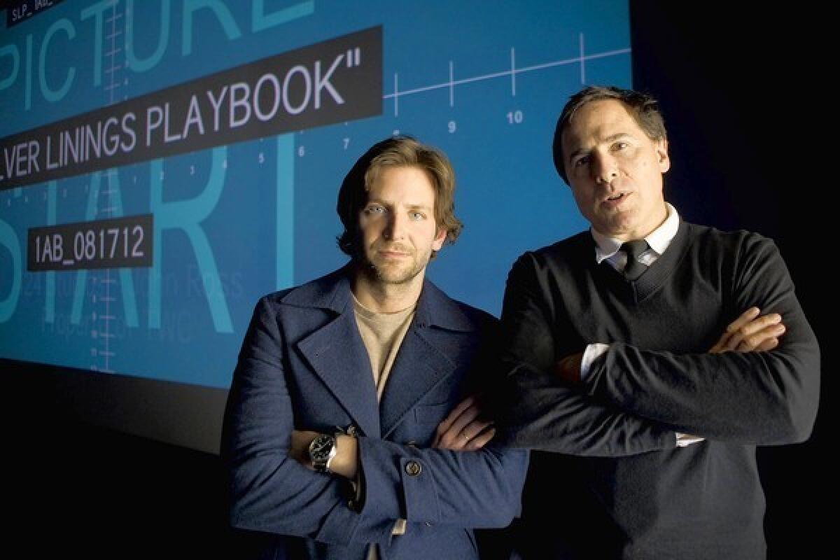 Actor Bradley Cooper and director David O. Russell worked closely together on the script of "Silver Linings Playbook."
