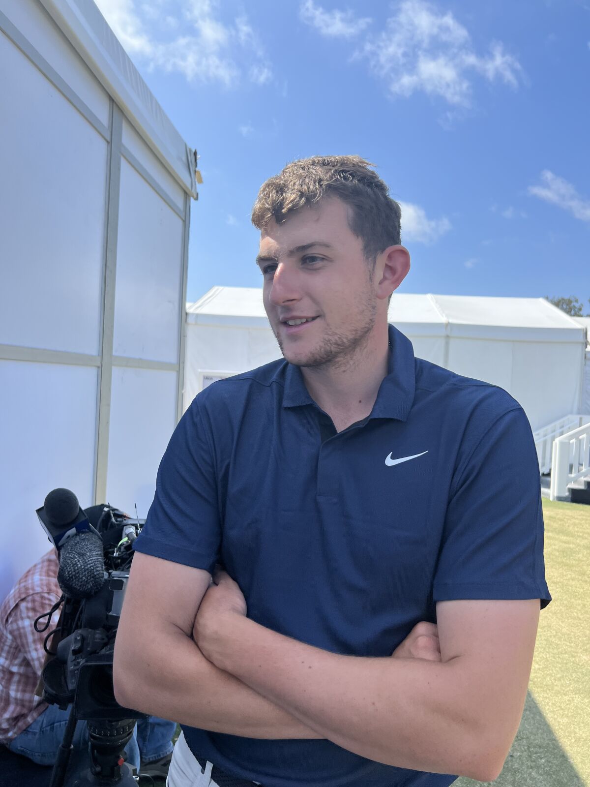 Barclay Brown of England qualified for the U.S. Open after playing golf at Stanford.