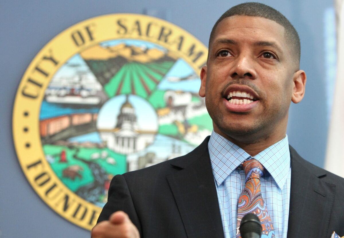 Sacramento Mayor Kevin Johnson is accused of sexually harassing a city employee; he has denied the allegations. Above, Johnson in 2012.