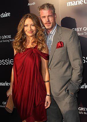 Actress Rebecca Gayheart and actor Eric Dane attend the 10th annual Chrysalis Butterfly Ball on June 11 in Los Angeles.