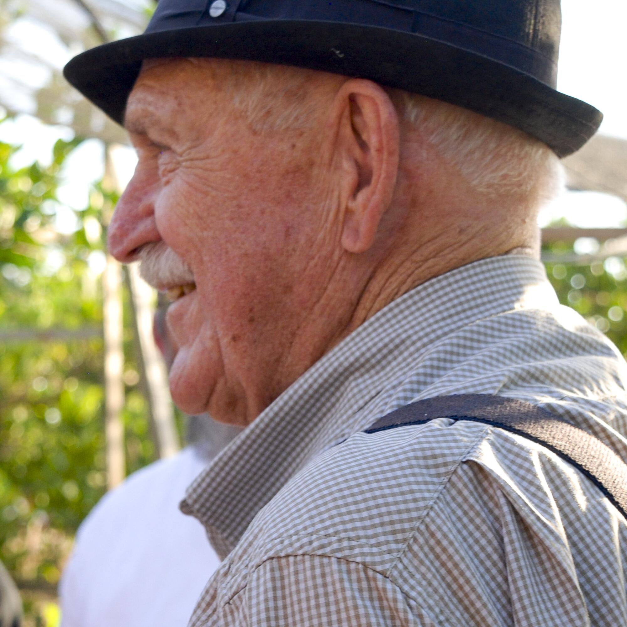 John Kirkpatrick, seen at Lindcove Ranch in 2018, died earlier this year at the age of 92.