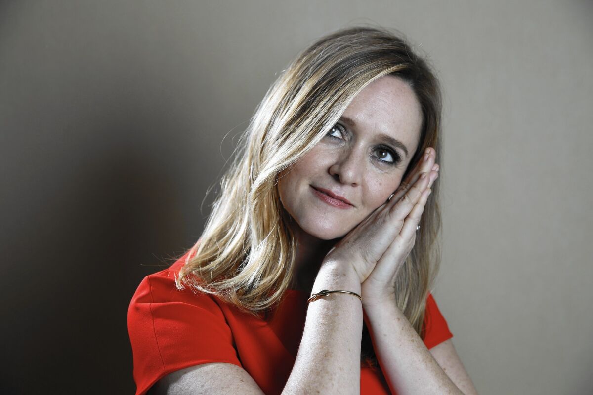 Samantha Bee likes her sarcasm strong and loud. (Katie Falkenberg / Los Angeles Times)