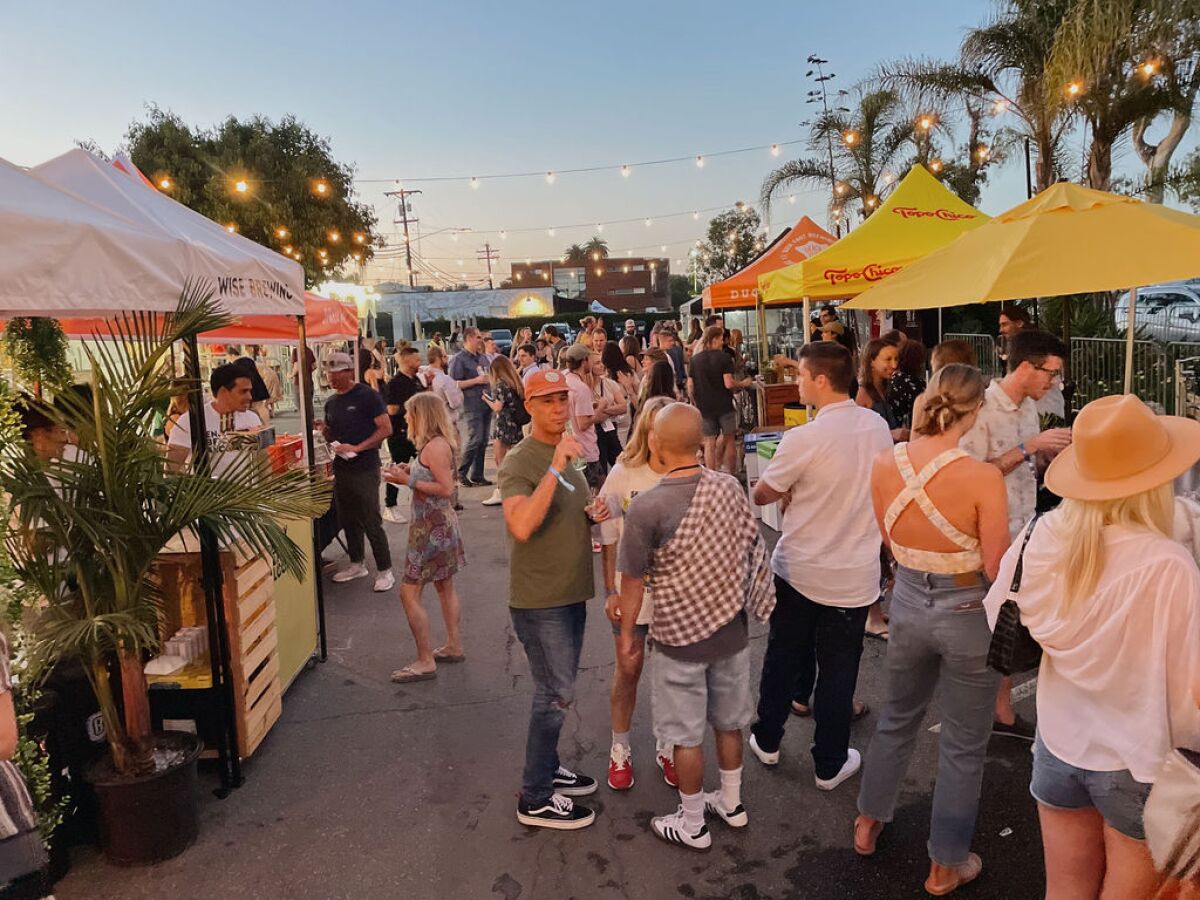 Last year's Taste of Leucadia event.