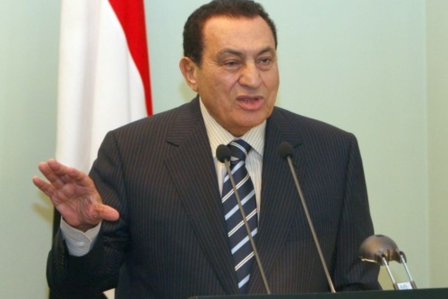 Former Egyptian President Hosni Mubarak crushed dissent for decades until the 2011 Arab Spring movement drove him from power. During his presidency, which spanned nearly 30 years, he protected Egypt's stability as intifadas roiled Israel and the Palestinian territories, the U.S. led two wars against Iraq, Iran fomented militant Shiite Islam across the region and global terrorism complicated the divide between East and West. He was 91.