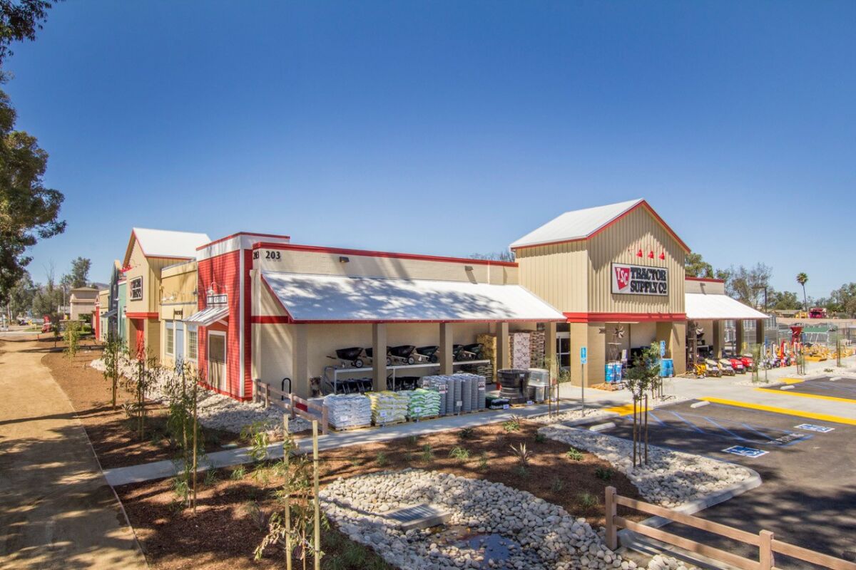 Ramona's Tractor Supply Co. store, designed by architect Carole Wylie, is the only one of its kind in the U.S. 
