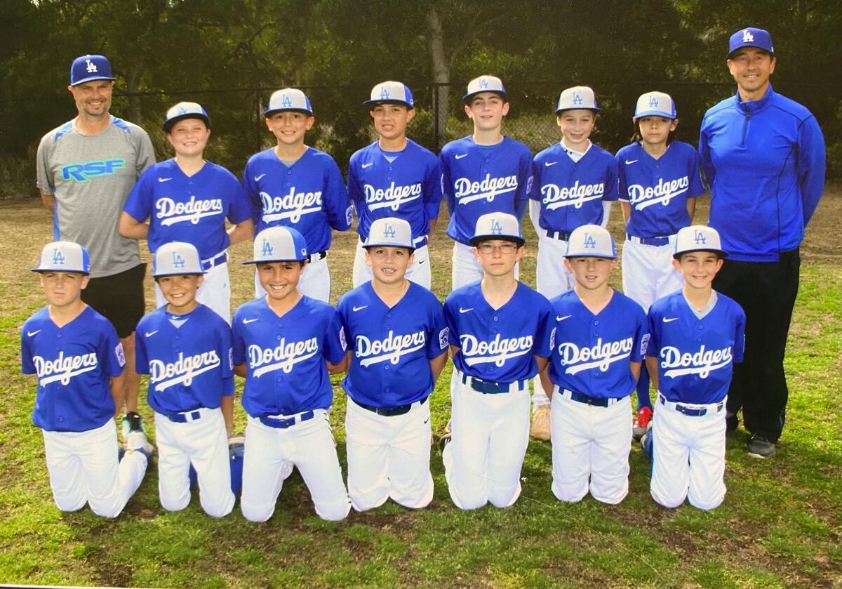 RSF Dodgers team wins Majors Little League championship two years