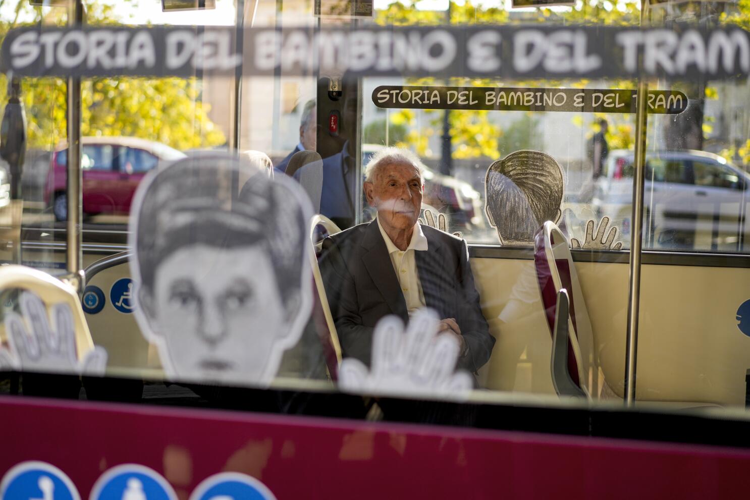 Rome buses recount story of a Jewish boy who avoided Nazi deportation by  riding tram. He's now 92 - The San Diego Union-Tribune