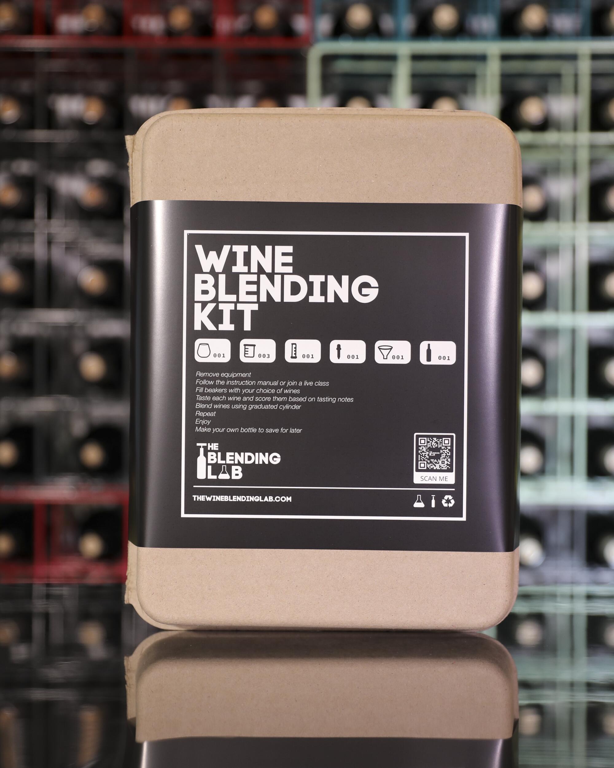 A guided wine blending kit from the Blending Lab 
