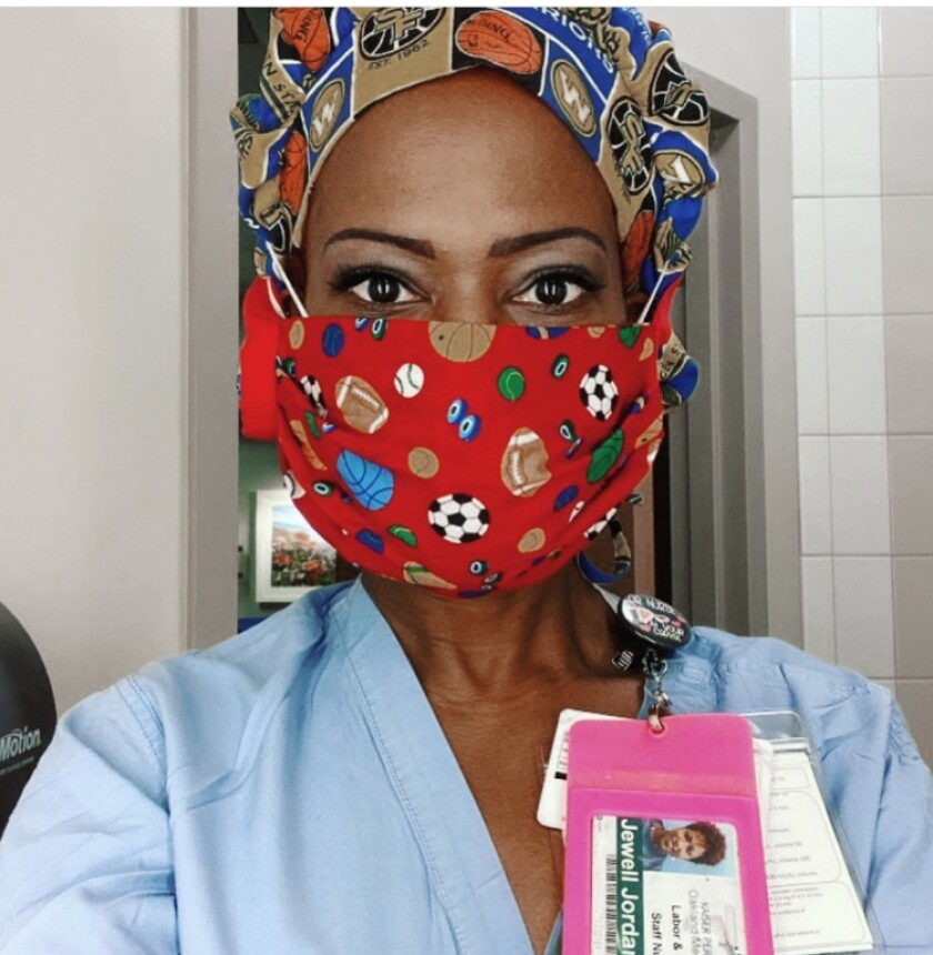 Registered nurse Jewell Harris Jordan