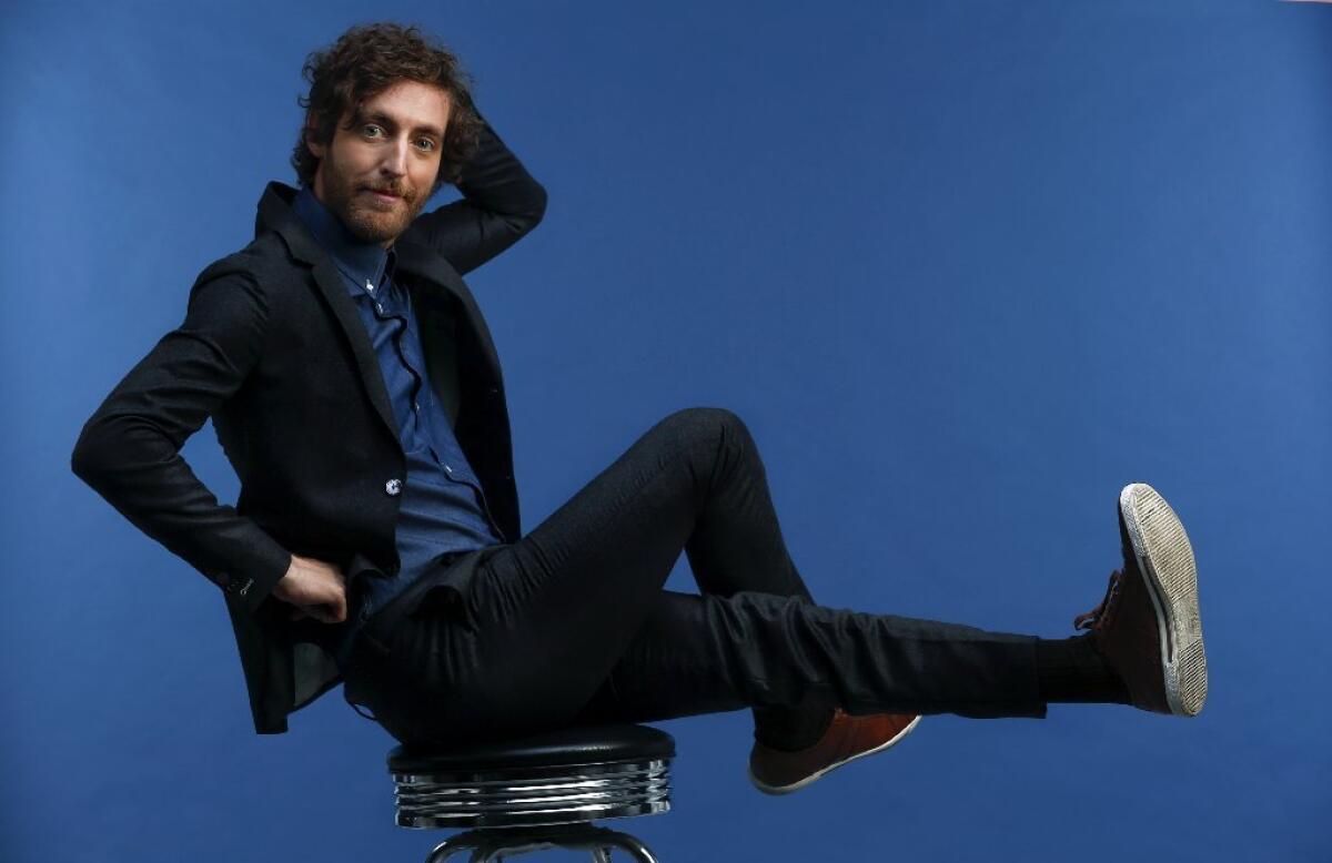 Thomas Middleditch loves when he gets to do physical comedy on "Silicon Valley."