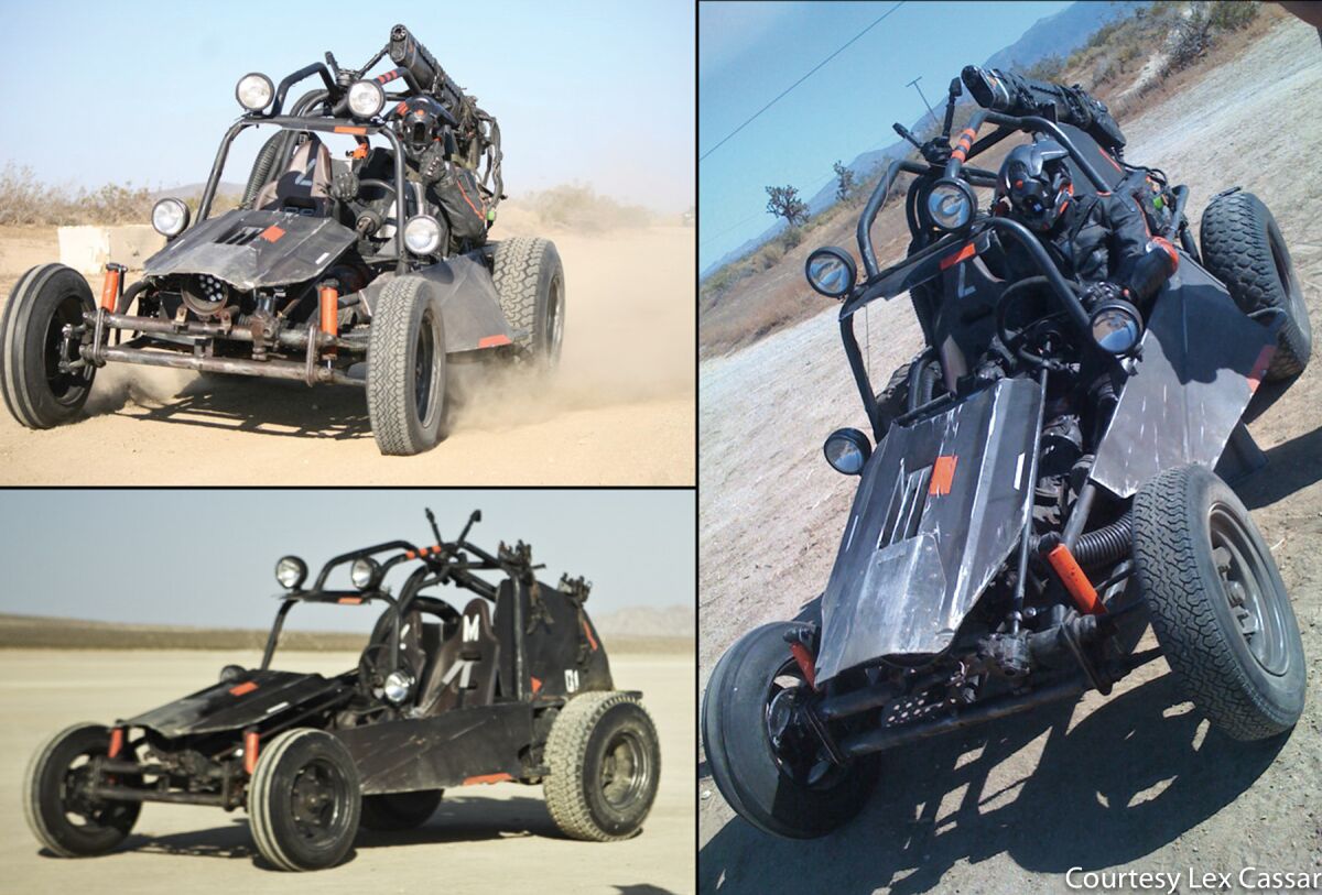 Lex Cassar did design work on this dune buggy for “PLUG”